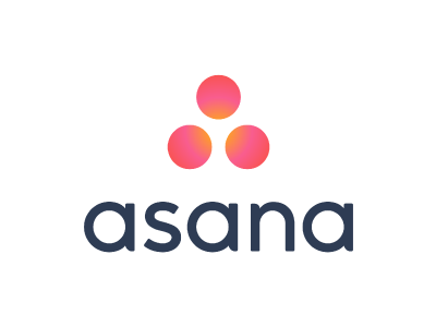 Градиентный логотип Asana