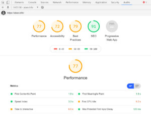 Оценка скорости сайта в Хроме с помощью DevTools