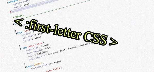 first-letter css
