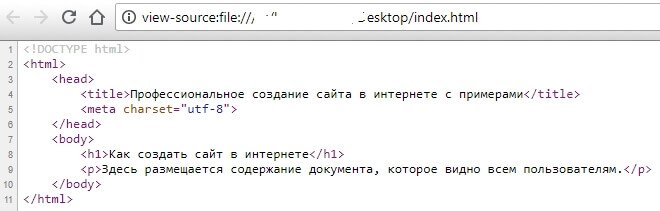 Как посмотреть html код страницы сайта прямо в браузере