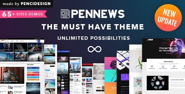Лучшие темы для WordPress - PenNews