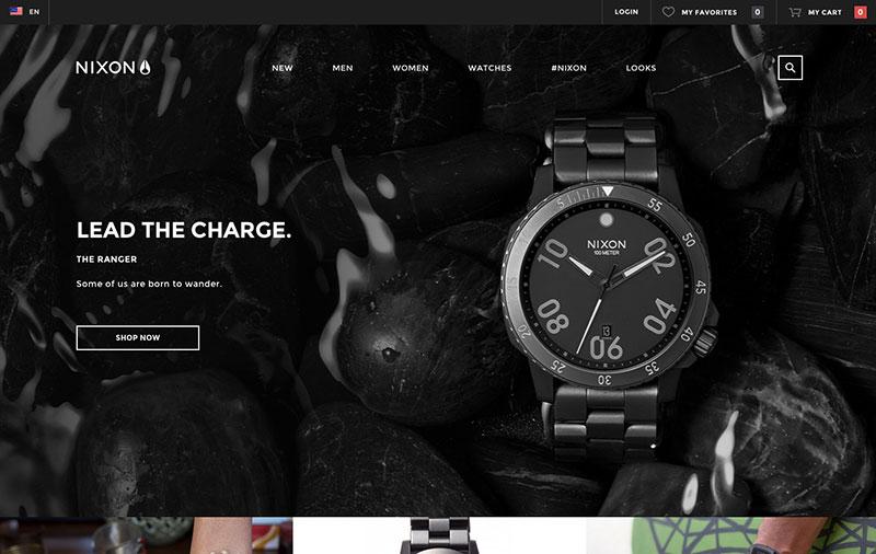 nixon-watches best of website design