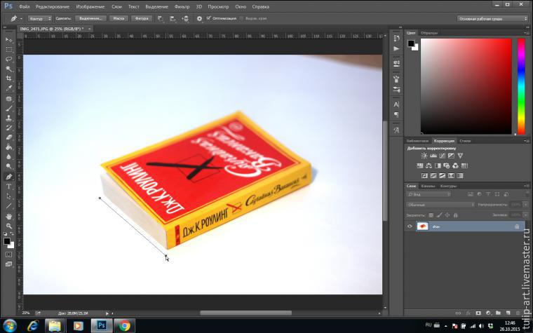 Обрабатываем однотонный фон на предметном фото в Adobe Photoshop, фото № 10