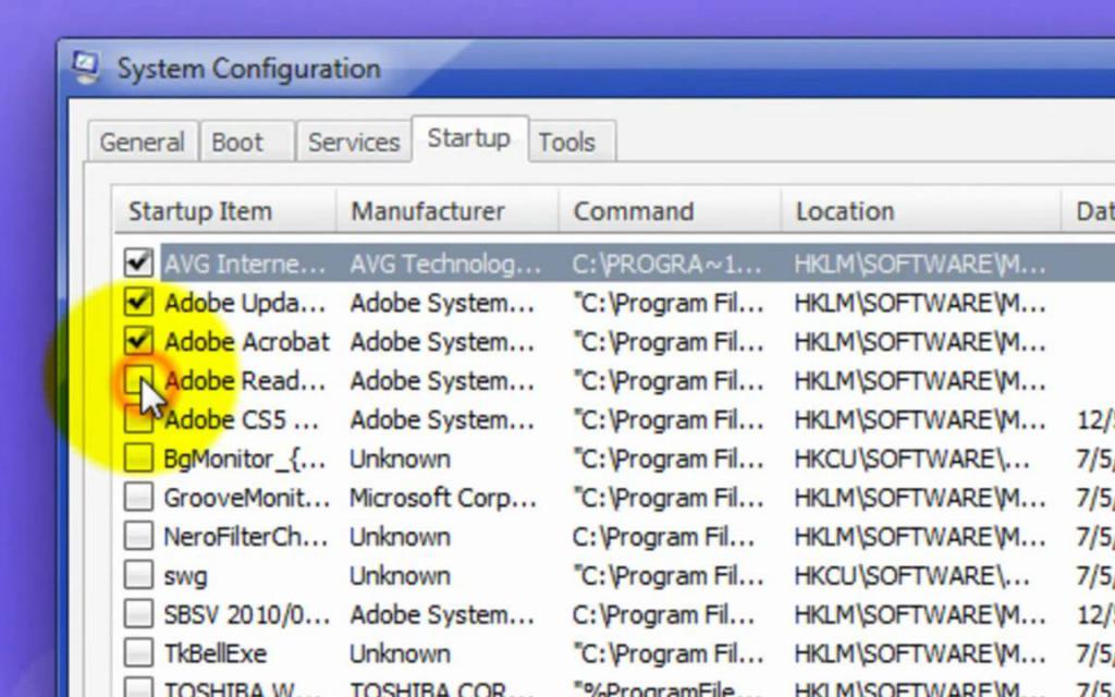 Процессы обновления программных продуктов Adobe