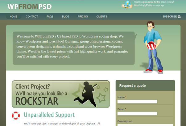 Как перенести макет сайта PSD в WordPress: 10 сервисов