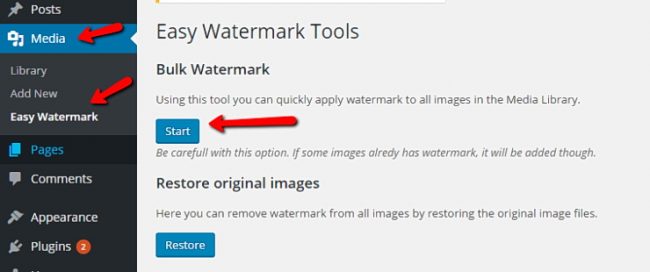 Как добавить водяные знаки на изображения в WordPress и защитить их от кражи