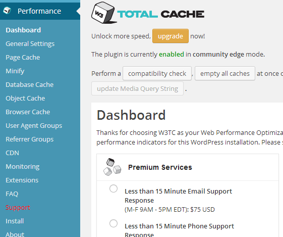 W3 Total Cache — настройка плагина кэширования для WordPress: Часть 2