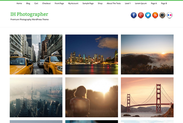 50 стильных и бесплатных тем WordPress для фотографа или дизайнера на 2015