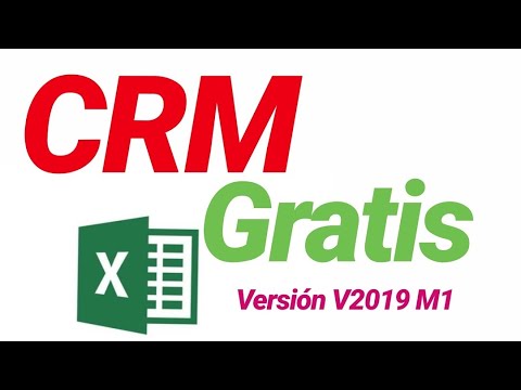 CRM Excel GRATIS Versión V2019 M1