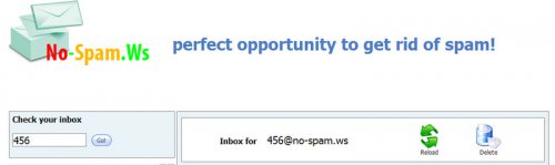 No-Spam.ws - одноразовая почта