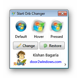 Смена внешнего вида кнопки Пуск с помощью стороннего софта в Windows 7
