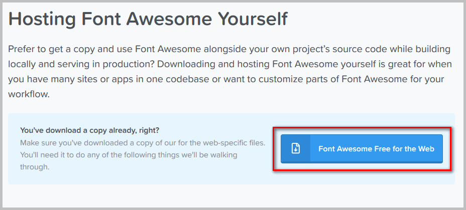 Как подключить шрифт Awesome у себя на сайте