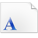 Иконка формата файла otf