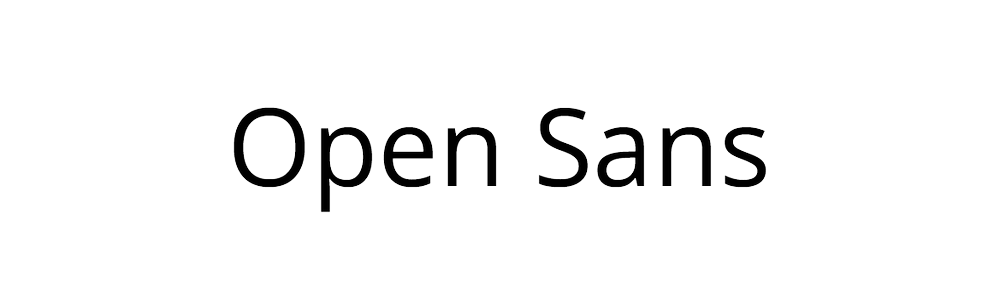 open sans шрифт