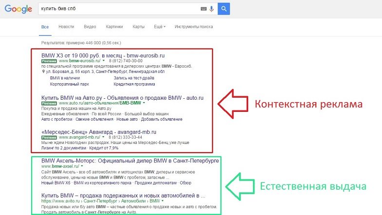 Выдача поисковика - 1C-UMI Выдача поисковика