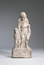 Педагог и мальчик. Терракотовая статуэтка, примерно III век до н. э.