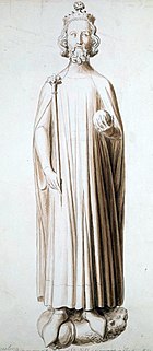 Портретная скульптура в гробнице Эдуарда II в Глостерском соборе (XIV век)