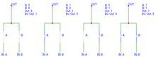 F={\overline {x_{1}+x_{2}+x_{3}+x_{4}+...x_{n}}}.