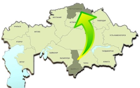 Переезд на север Казахстана