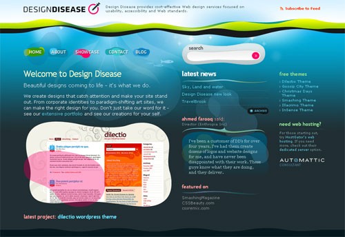 design-disease Красивые сайты со всего мира