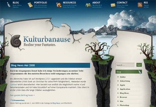 kulturbanause Красивые сайты со всего мира