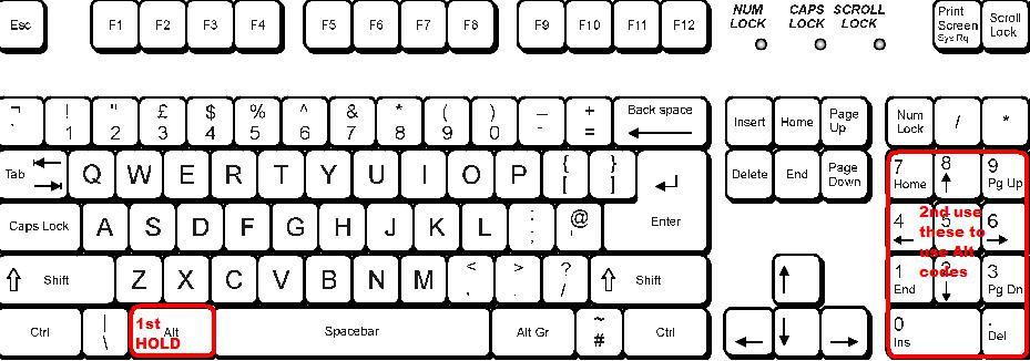 Как поставить запятую сверху - сочетание клавиш с alt