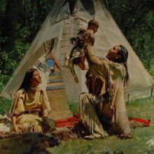 Семейные символы в культуре индейцев