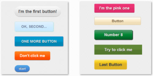Awesome CSS3 Buttons