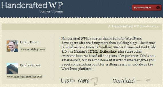 Handcrafted WP Starter Theme