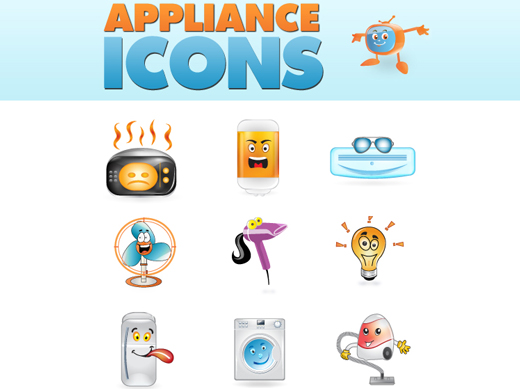Exclusive Free Icons: “Appliance Icons”